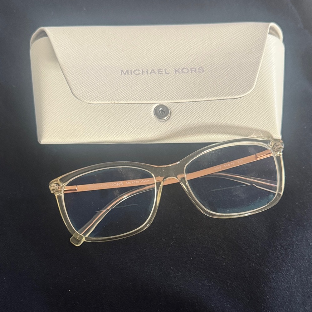 Michael Kors Elegant Gold Glasses